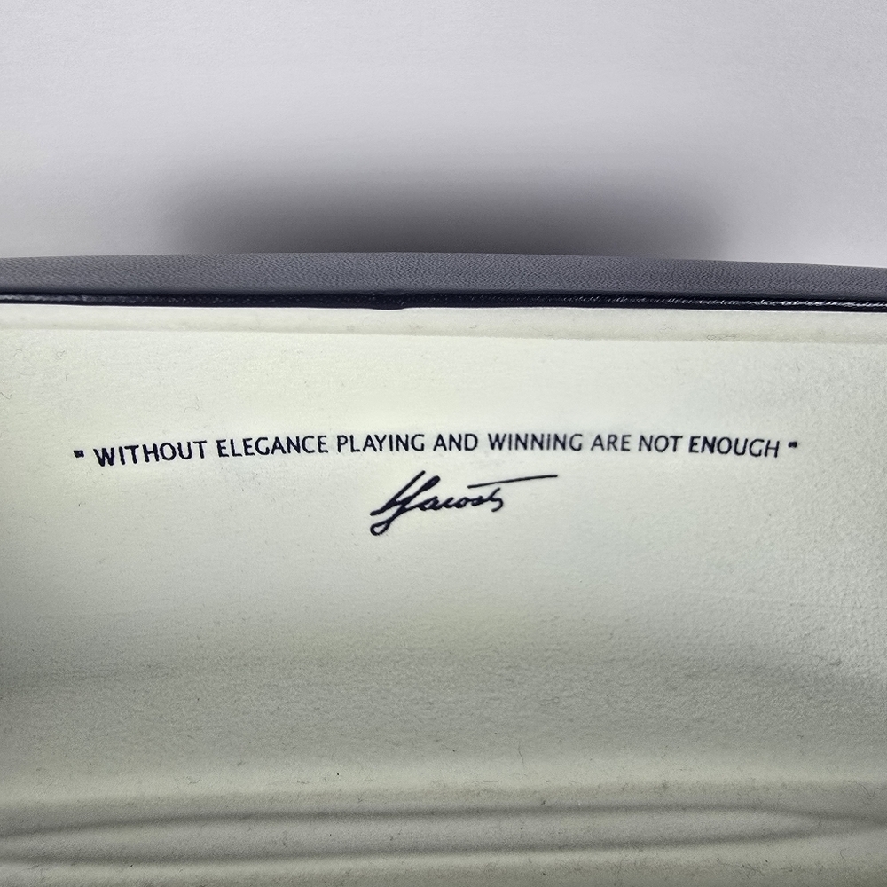 Lacoste Navy Hard Clamshell Eyeglass Sunglass Case Only - Picture 7 of 8